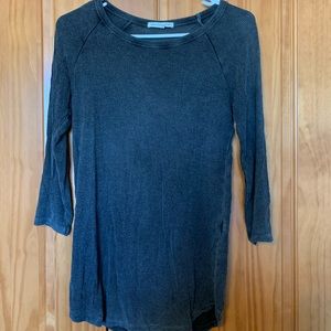 3/4 Length Dark Grey American Eagle Shirt